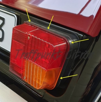 Gummidichtung-Satz Rücklichtkappe, 2CV